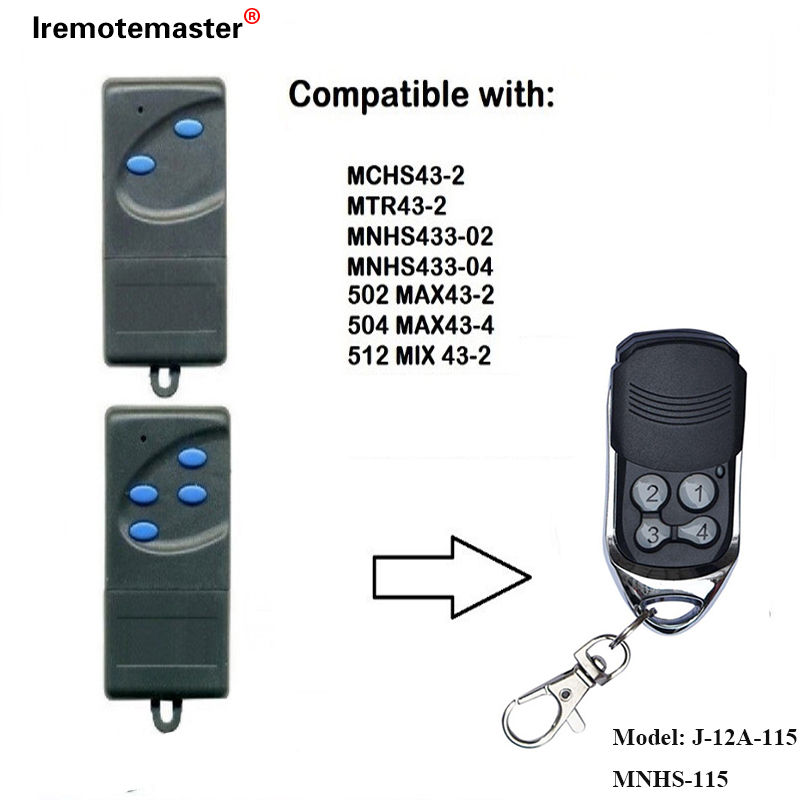 Pentru telecomandă de schimb 502 MAX43-2, 504 MAX43-4, 433,92 mhz, telecomandă pentru ușă de garaj