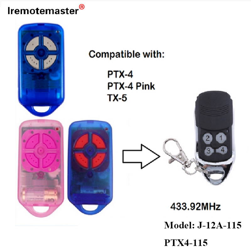 Pentru PTX4 433,92 MHz Poartă Ușă Garaj Telecomandă Rolling Code