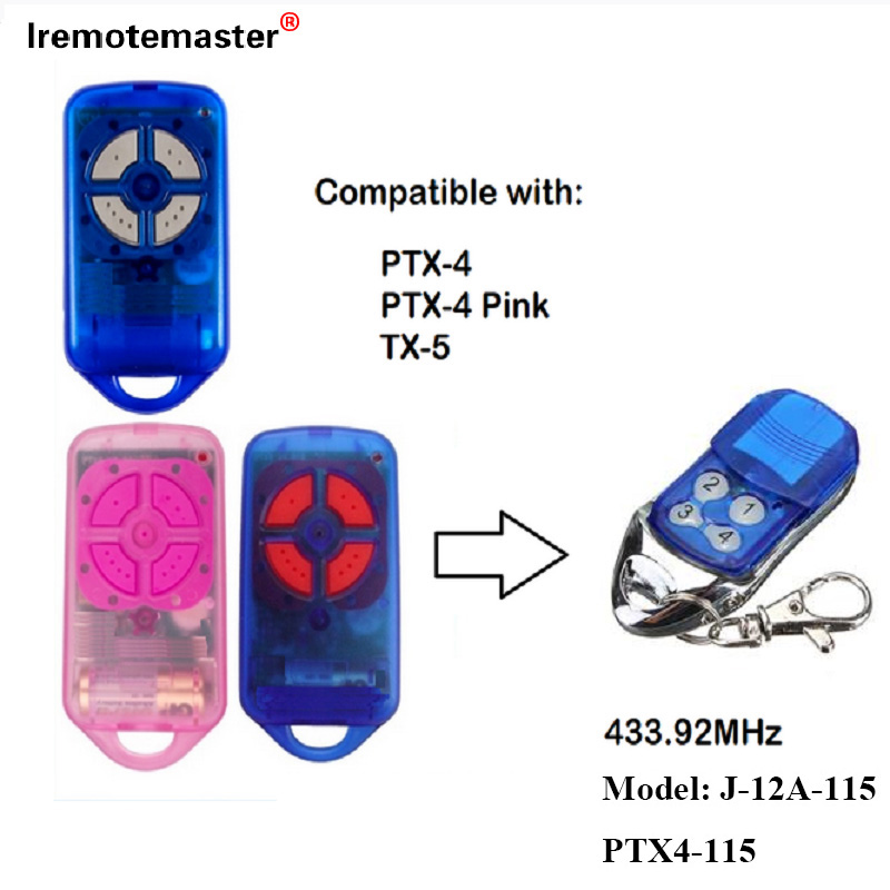 Pentru telecomandă PTX4 433,92 MHz Rolling Code uși de garaj